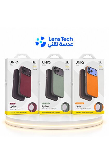 Lyden Case for iPhone 18 Pro Max – Premium Vegan Leather with Wireless Charging Support 📱✨
