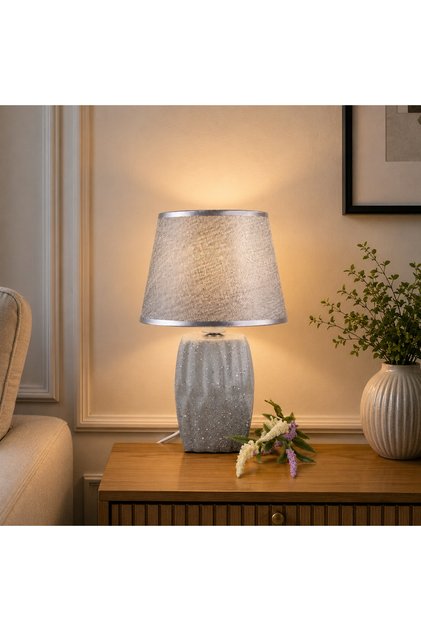 Abjora Table Lamp Electric Gray