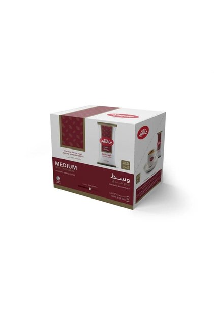 Al Ameed Turkish Coffee Medium with cardamom Single Serving - 24 Sachets
