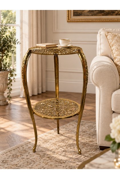 Bronz Sehpa 67 x 31 cm