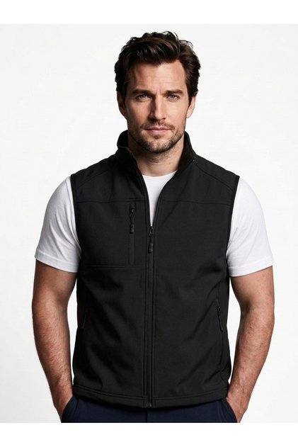 Erkek Softshell Yelek Su İtici Rüzgar Korumalı İş ve Günlük Kullanım M-5XL