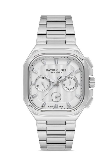 Dg-9097Ga-A1 Steel Cord White Color Men's Wristwatch