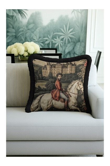 Alita City Milbay Group with a Difference in Color Mixed Raschel Color Block 43 X 43 cm Cushion Cover