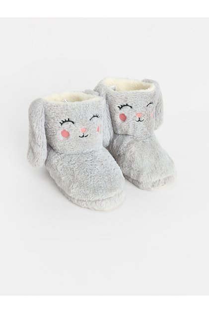 TWO MT SHOP KALİTESİ LCW STEPS Gri Kız Çocuk Panduf