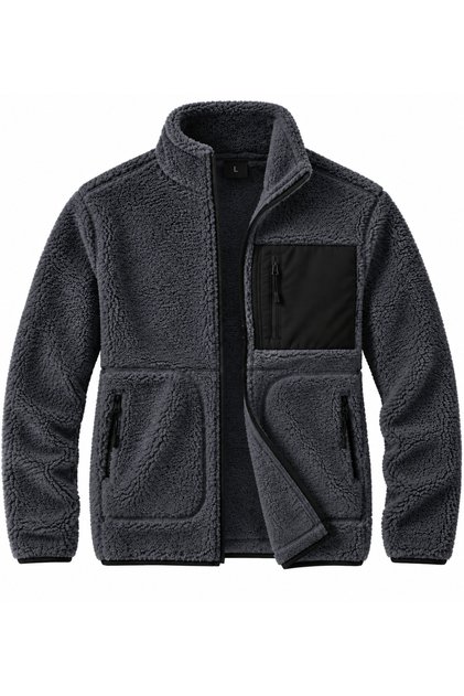 Pelüş Ceket Unisex - Sıcacık Tutan Yün Kumaş