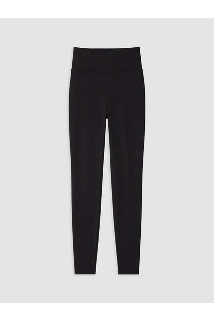 Alita City Lcw Vision Black Women's Leggings with Elastic Waist