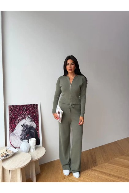 Lavin Fermuarlı Triko Takım