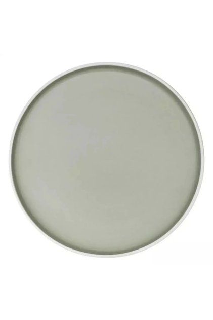 Alix Stoneware Dinner Plate (26 x 2.5 cm, Light Green)