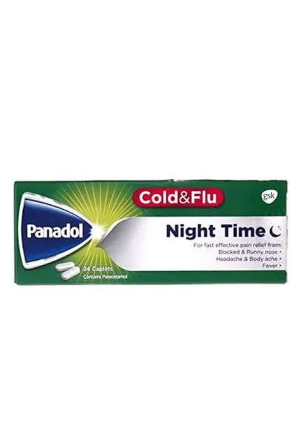 Cold & Flu Night Time 24 Caplets