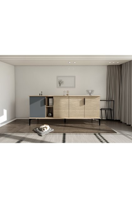 ALONEX TARZ KONSOL, ANTRASİT, 180 CM