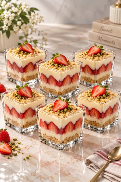 Vienna - Set of 6 Glass Snack Bowls, Sweet Magnolia Bowl, Square, 8 Cm, 400 Cc