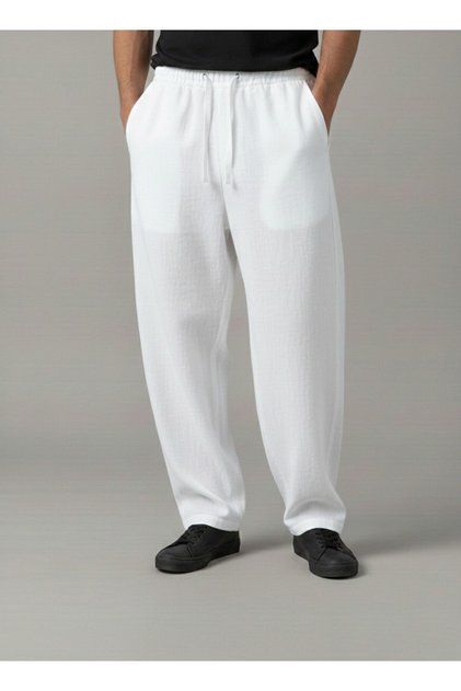 Men's Flam Ham Linen Baggy Jogger Pants