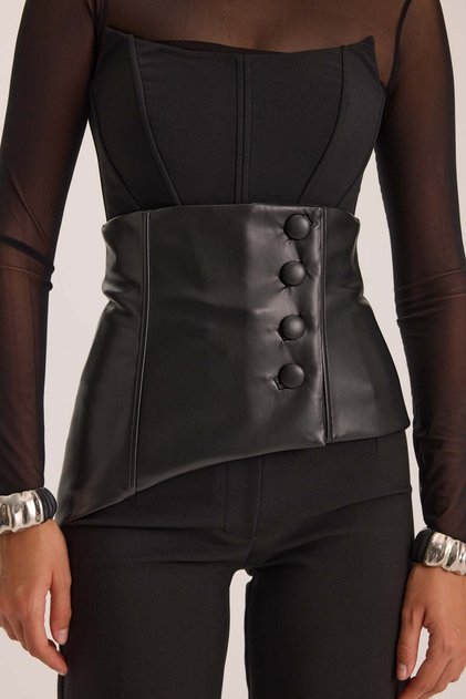 The Poise Bustier Black
