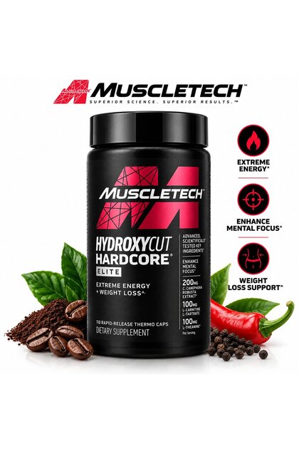 Hydroxycut Hard.core Elite L-Carnitine L-Tartrate L-Theanine Green coffee Burner 110 Cap
