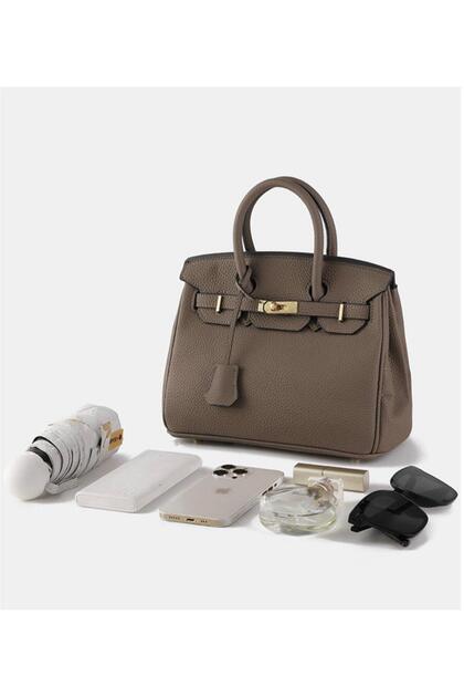 Stylish Khaki Bag 25cm