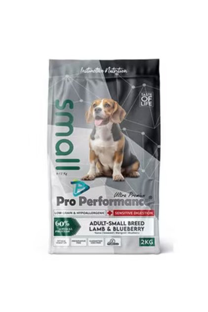 Kuzulu & Yaban Mersinli Küçük Irk Yetişkin Köpek Maması 2 Kg