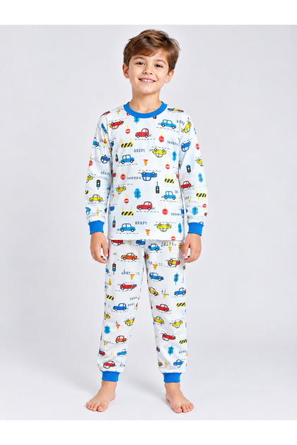 Children's Pajama Set with Car