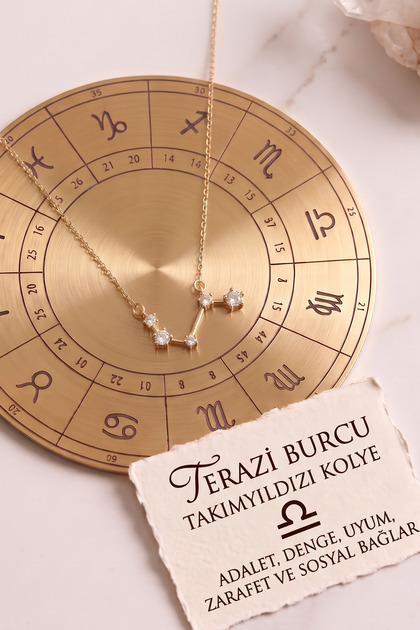 Star Chart Libra Zodiac Sign Libra Steel Necklace