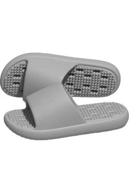 Sheen Unisex Indoor Bathroom Shower Slippers Anti-Slip Quick-Drying Massage Tg263 Grey 44/45