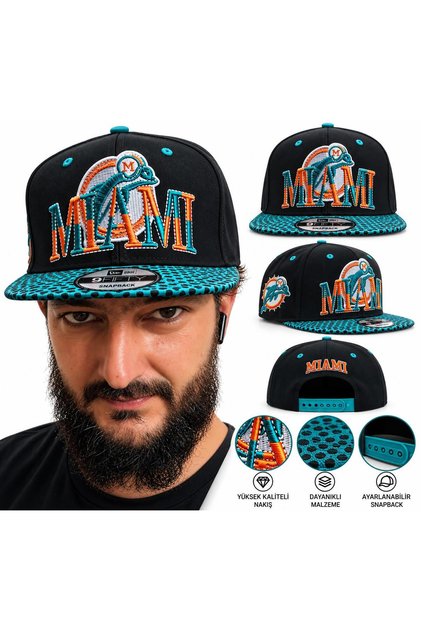 Miami Dolpins Hip-Hop Hat (Special Design)