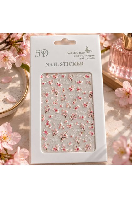 Tırnak Sticker Protez Tırnak Kalıcı Oje Süsleme, Nail Art Sticker
