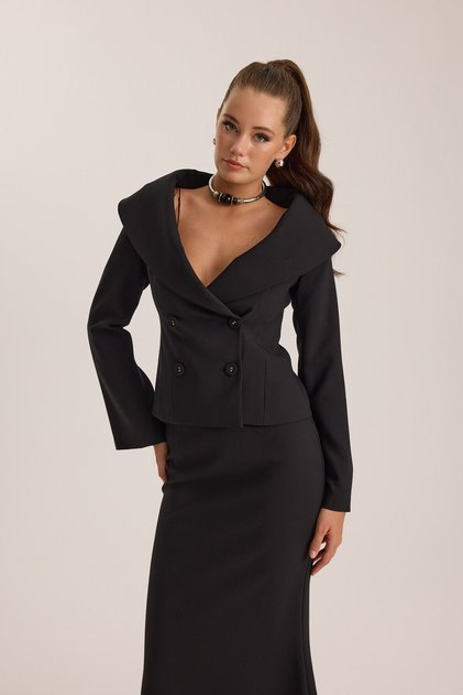 Lady Di Iconic Blazer Black
