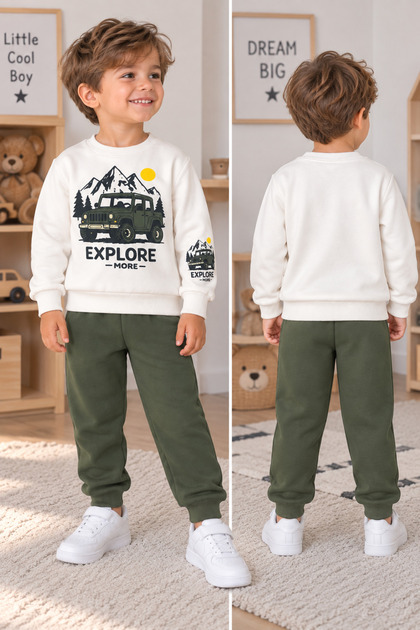 Boy's Seasonal Printed Suit