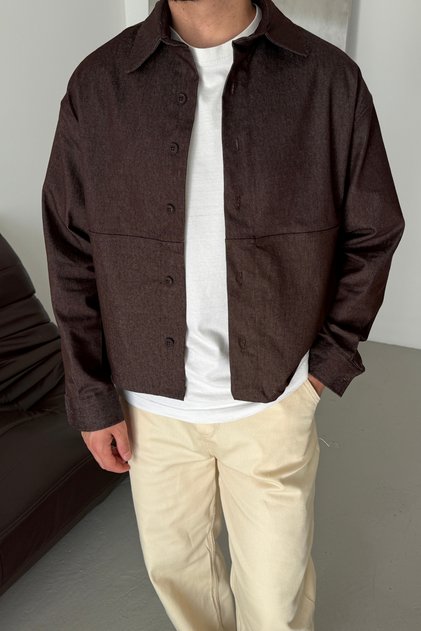 Kiffa Boxy Fit Seasonal Buttoned Men's Denim Jacket with Pockets