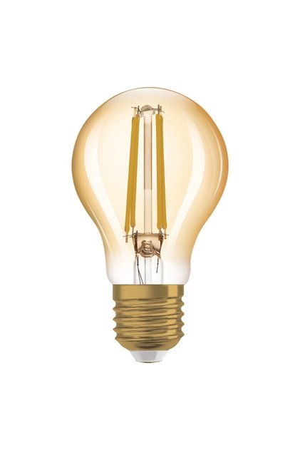 Bec LED decorativ Osram Vintage 1906 Fil Gold clasic A60 E27 6.5 W 650 lm lumină caldă 2400 K