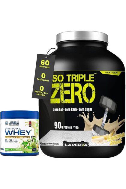 ISO triple zero 4 LB & AN Advanced Whey 132 G