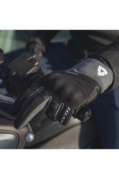 Mosca 2 Kışlık Siyah - Gri Motosiklet Eldiveni Kp-1 Sertifikalı Ce Korumalı Alc Motosiklet