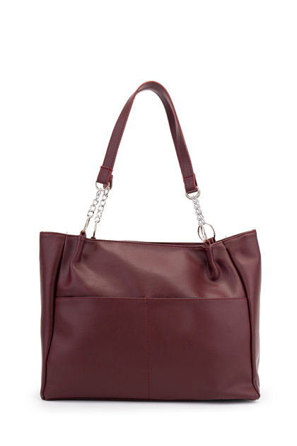 Front Double Pocket Shopper Soho Women's Shoulder Bag