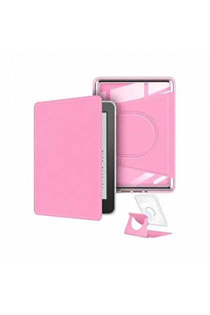 12. Nesil Paperwhite E Kitap Okuyucu Magnetli Kılıfı - Pembe