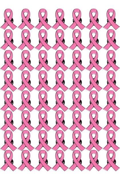 Pink Ribbon Pins Awareness Brooch Lapel Pins Buttons