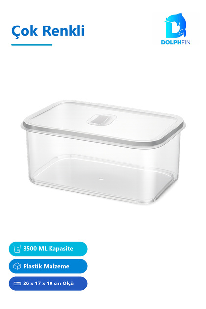 Micro Storage Container 3500 ml Multi-Colored Plastic