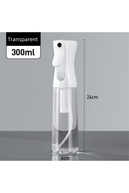 transparent 300ML 200/300ML Continuous Water Mister Empty Spray Bottle,Oil Sprayer for Hairdressing