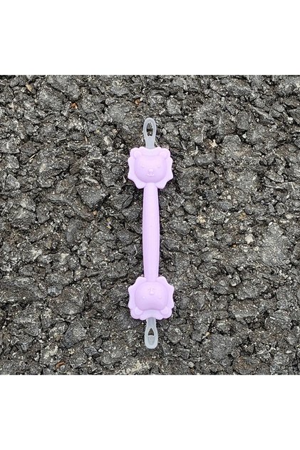 Purple 2024 New models Baby Cleaner Spoon Double-headed Soft Wax Curette Picker Nose Cleaner Silicon