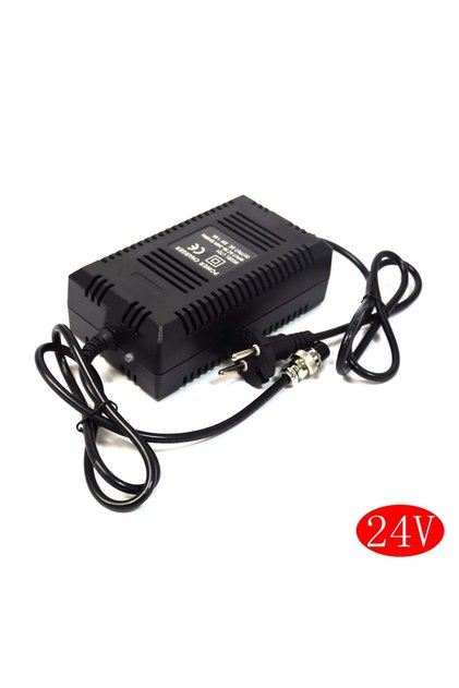 EU Smart Charger 24V For Lead Acid AGM Gel Battery 12AH 14AH Charge Adapter DC 1.6A-2.0A 3 Pins GX12