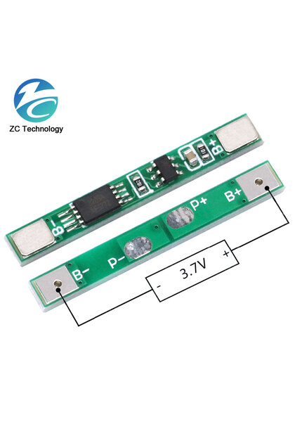10PCS 1/5/10PCS 1S 3.7V 3A Li-ion BMS PCM Battery Protection Board Pcm for 18650 Lithium Ion Li Batt