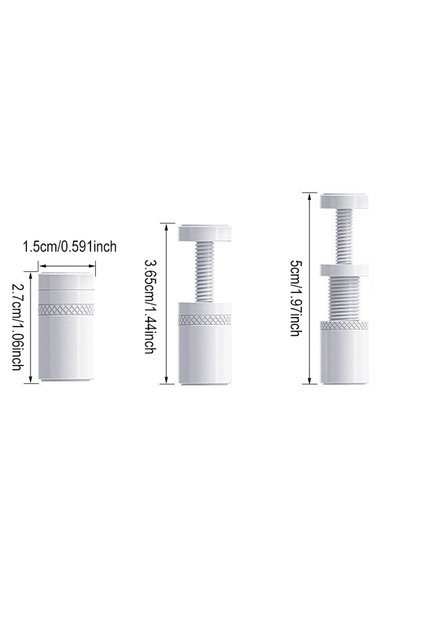 White-2.7cm GPUHOLD Aluminum White GPU Holder Support Bracket - Anti-Sag Stand Video Card Holder for