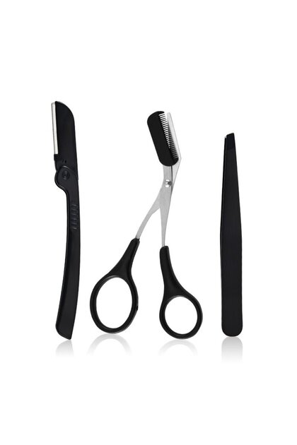 3pcs 3pcs Set Eyebrow Kit For Women And Men Stainless Steel Eyebrow Grooming Set Including Eyebrow C