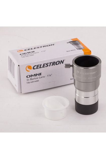 عدسة OMNI 2X Celestron OMNI، ملحق تلسكوب فلكي، مجال رؤية 52 درجة، 4 مم، 6 مم