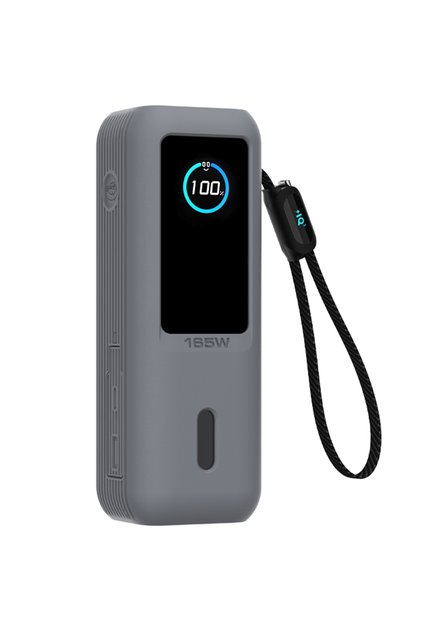 Gray Silicone Case for Anker Zolo 25000mAh 165W Power Bank Portable Charger Protective Case Travel C