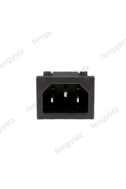 Type 4 IEC320 C14 C13 Electrical AC Socket 3 Female Male Inlet Plug Connector 3pin Socket Mount