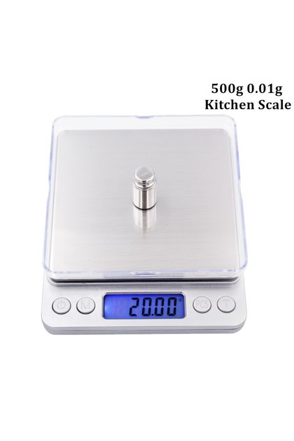 500g/0.01g Jewelry Scale LCD Digital Weighing Scales Electronic Scale Portable Pocket Platform Scale