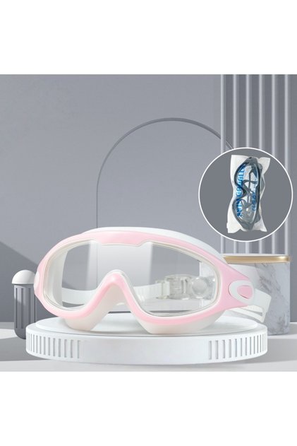 Pink Swimming Goggles For Adult Men And Women High-Definition Waterproof And Anti Fog Electroplating