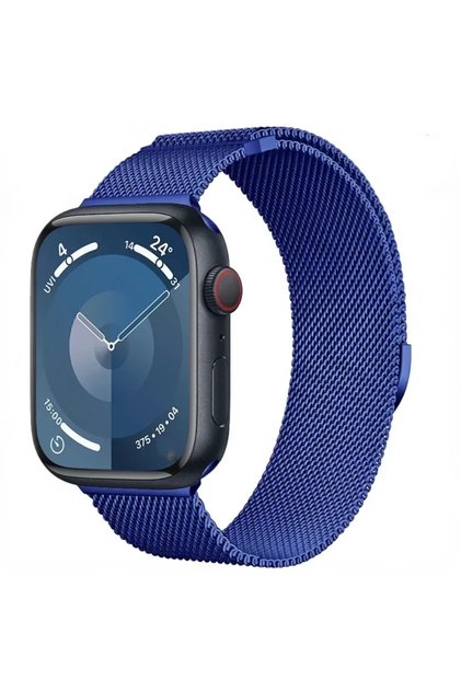 38 40 41 S10-42mm Blue Milanese Strap For Apple Watch Band Ultra 2 49mm 44mm 40mm 45mm 41mm 38mm 44m