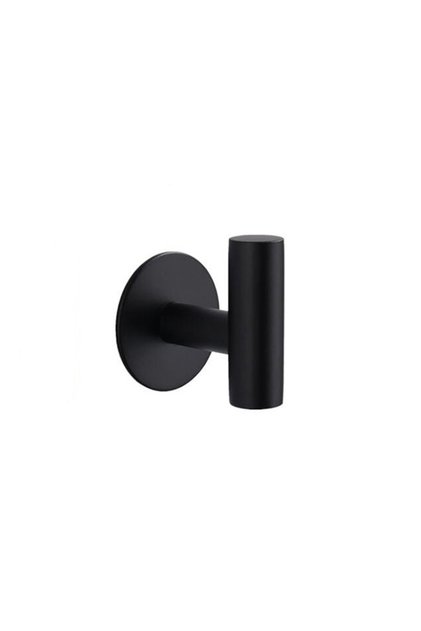 1pc Black A 1/2Pcs Stainless Steel Silver Wall Hanging Hook Bathroom Hardware Set Towel Rack Toilet