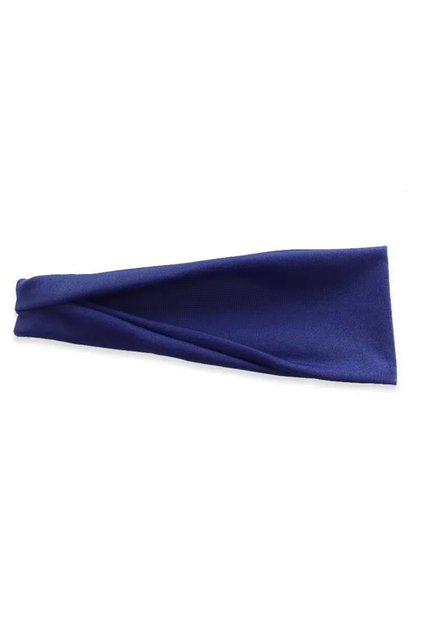 navy blue Men Women Sports Headband Sweatband Stretch Elastic Gym Fitness Running Yoga Headwrap Brea