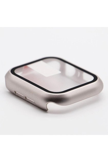 41mm Series 7 8 9 starlight Tempered Glass Cover For Apple Watch Case Series 9 8 7 SE3/2/1 6 5 4 3 2